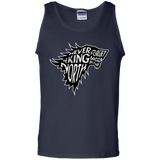 T-Shirts Navy / S Never Forget The King In The North Men's Tank Top