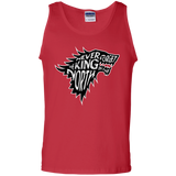 T-Shirts Red / S Never Forget The King In The North Men's Tank Top
