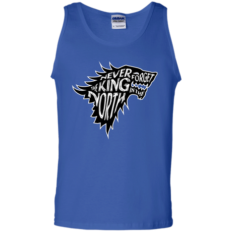 T-Shirts Royal / S Never Forget The King In The North Men's Tank Top