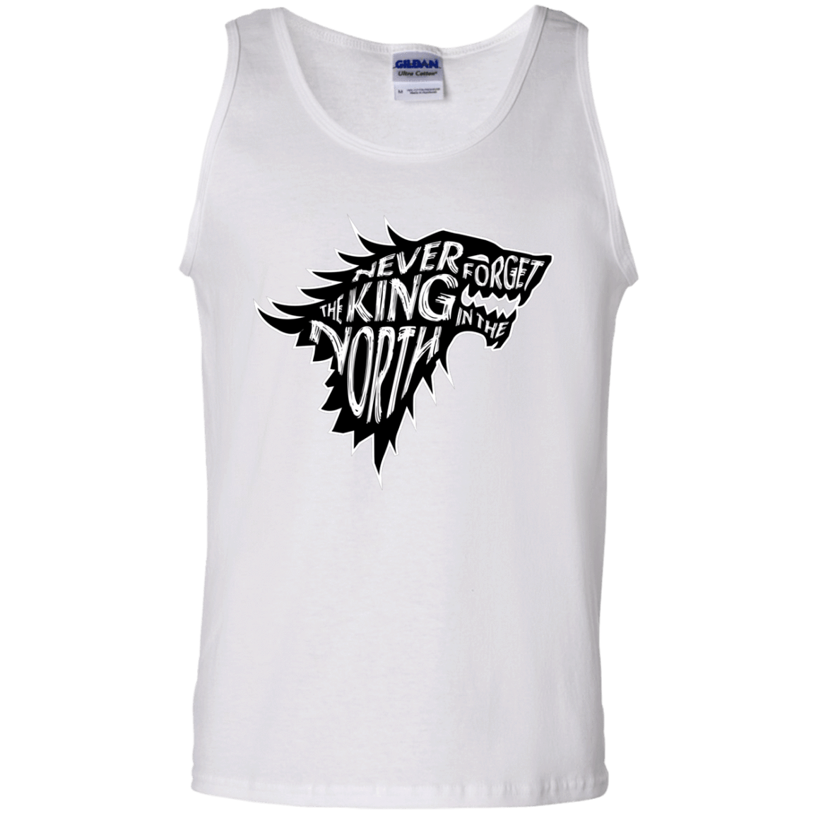 T-Shirts White / S Never Forget The King In The North Men's Tank Top
