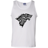 T-Shirts White / S Never Forget The King In The North Men's Tank Top