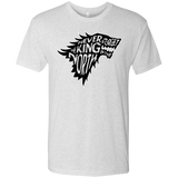 T-Shirts Heather White / S Never Forget The King In The North Men's Triblend T-Shirt
