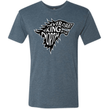T-Shirts Indigo / S Never Forget The King In The North Men's Triblend T-Shirt