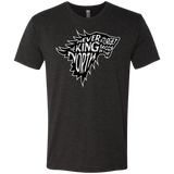 T-Shirts Vintage Black / S Never Forget The King In The North Men's Triblend T-Shirt