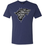 T-Shirts Vintage Navy / S Never Forget The King In The North Men's Triblend T-Shirt