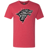 T-Shirts Vintage Red / S Never Forget The King In The North Men's Triblend T-Shirt