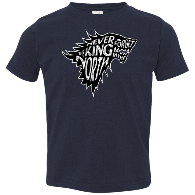 T-Shirts Navy / 2T Never Forget The King In The North Toddler Premium T-Shirt