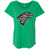 T-Shirts Envy / X-Small Never Forget The King In The North Triblend Dolman Sleeve