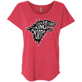 T-Shirts Vintage Red / X-Small Never Forget The King In The North Triblend Dolman Sleeve