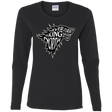 T-Shirts Black / S Never Forget The King In The North Women's Long Sleeve T-Shirt