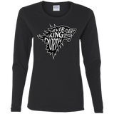 T-Shirts Black / S Never Forget The King In The North Women's Long Sleeve T-Shirt