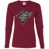 T-Shirts Cardinal / S Never Forget The King In The North Women's Long Sleeve T-Shirt