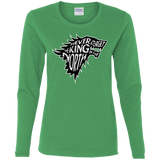 T-Shirts Irish Green / S Never Forget The King In The North Women's Long Sleeve T-Shirt