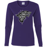 T-Shirts Purple / S Never Forget The King In The North Women's Long Sleeve T-Shirt