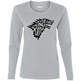 T-Shirts Sport Grey / S Never Forget The King In The North Women's Long Sleeve T-Shirt
