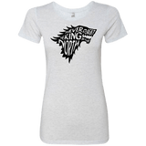 T-Shirts Heather White / S Never Forget The King In The North Women's Triblend T-Shirt