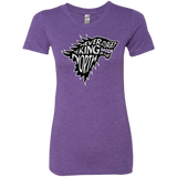 T-Shirts Purple Rush / S Never Forget The King In The North Women's Triblend T-Shirt