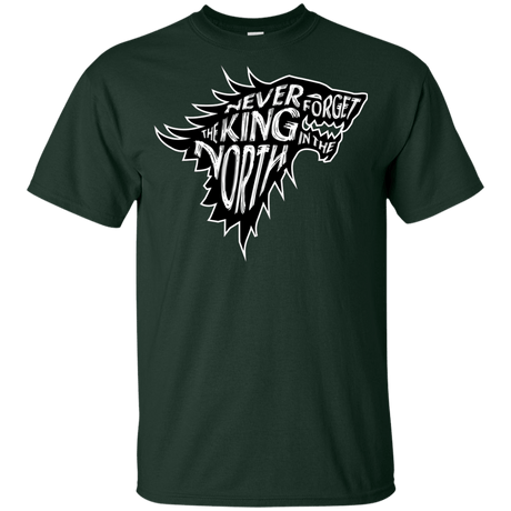 T-Shirts Forest / YXS Never Forget The King In The North Youth T-Shirt