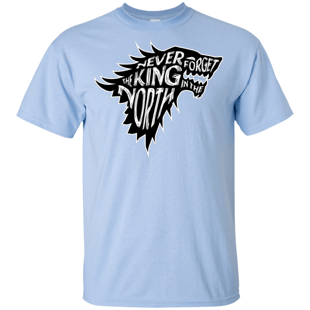 T-Shirts Light Blue / YXS Never Forget The King In The North Youth T-Shirt