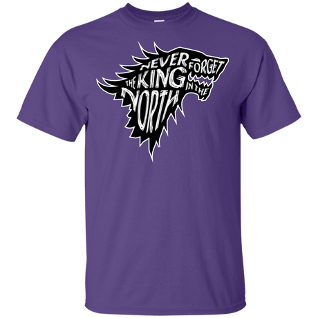 T-Shirts Purple / YXS Never Forget The King In The North Youth T-Shirt