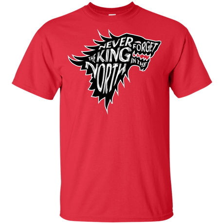 T-Shirts Red / YXS Never Forget The King In The North Youth T-Shirt