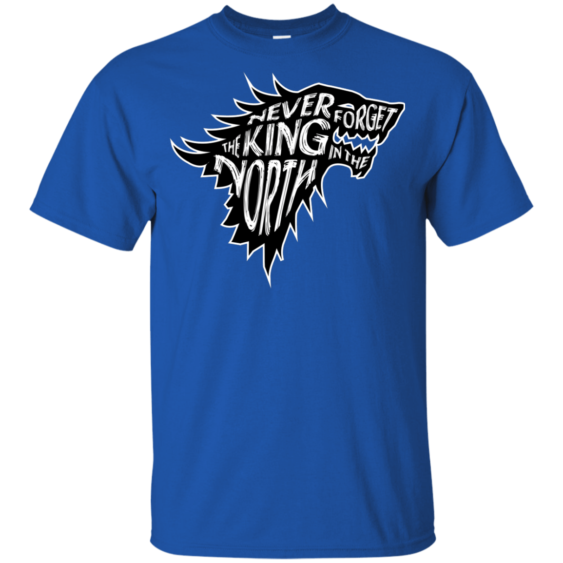 T-Shirts Royal / YXS Never Forget The King In The North Youth T-Shirt