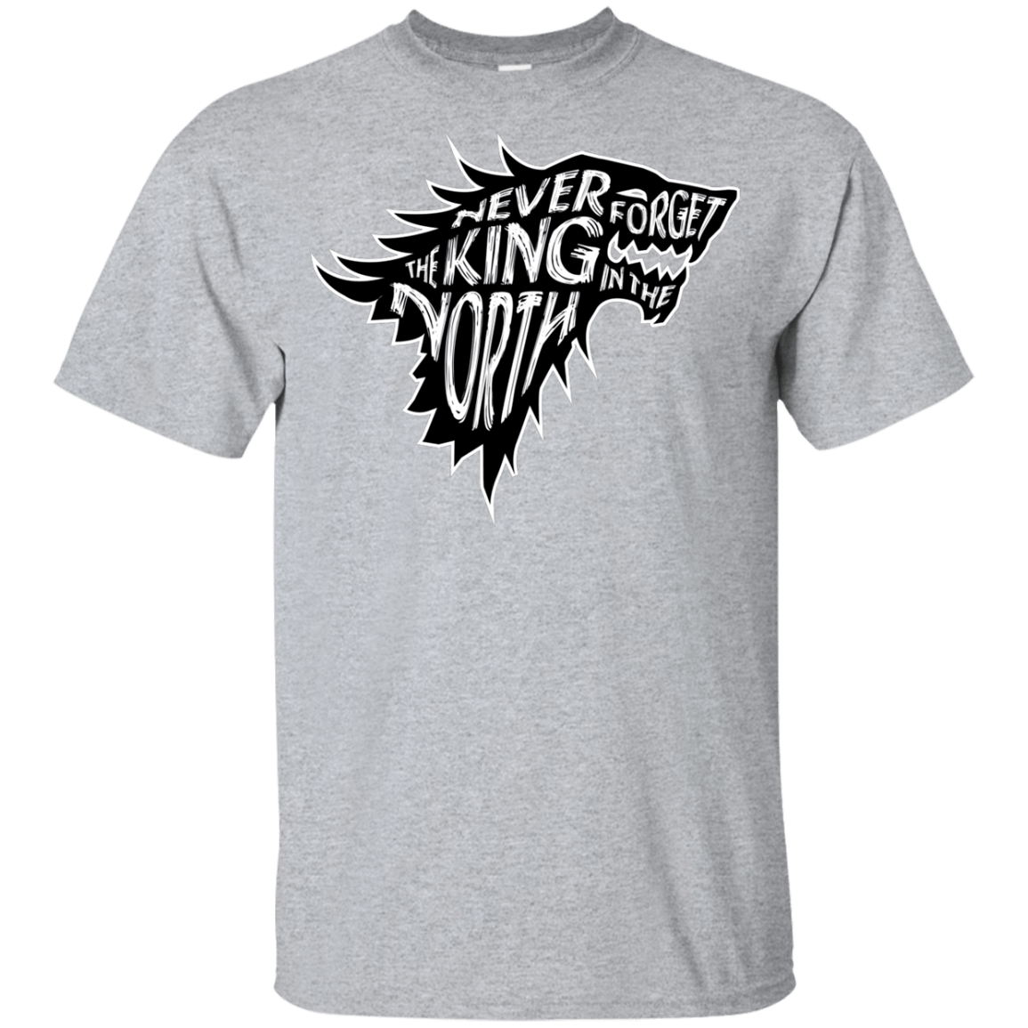 T-Shirts Sport Grey / YXS Never Forget The King In The North Youth T-Shirt