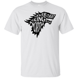 T-Shirts White / YXS Never Forget The King In The North Youth T-Shirt