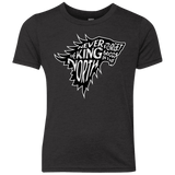 T-Shirts Vintage Black / YXS Never Forget The King In The North Youth Triblend T-Shirt