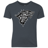 T-Shirts Vintage Navy / YXS Never Forget The King In The North Youth Triblend T-Shirt