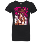 T-Shirts Black / YXS Never Give Up Girls Premium T-Shirt