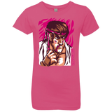 T-Shirts Hot Pink / YXS Never Give Up Girls Premium T-Shirt