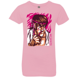 T-Shirts Light Pink / YXS Never Give Up Girls Premium T-Shirt