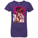 T-Shirts Purple Rush / YXS Never Give Up Girls Premium T-Shirt