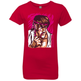 T-Shirts Red / YXS Never Give Up Girls Premium T-Shirt