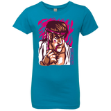 T-Shirts Turquoise / YXS Never Give Up Girls Premium T-Shirt