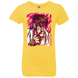 T-Shirts Vibrant Yellow / YXS Never Give Up Girls Premium T-Shirt