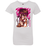 T-Shirts White / YXS Never Give Up Girls Premium T-Shirt