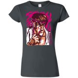 T-Shirts Charcoal / S Never Give Up Junior Slimmer-Fit T-Shirt