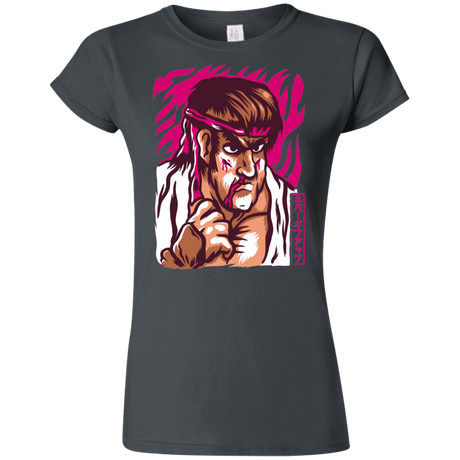 T-Shirts Charcoal / S Never Give Up Junior Slimmer-Fit T-Shirt