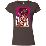 T-Shirts Dark Chocolate / S Never Give Up Junior Slimmer-Fit T-Shirt