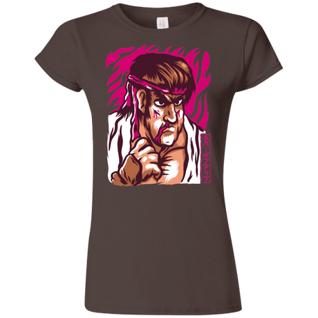 T-Shirts Dark Chocolate / S Never Give Up Junior Slimmer-Fit T-Shirt