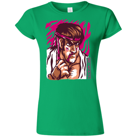 T-Shirts Irish Green / S Never Give Up Junior Slimmer-Fit T-Shirt