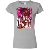 T-Shirts Sport Grey / S Never Give Up Junior Slimmer-Fit T-Shirt