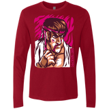 T-Shirts Cardinal / S Never Give Up Men's Premium Long Sleeve