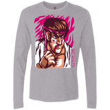 T-Shirts Heather Grey / S Never Give Up Men's Premium Long Sleeve