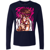 T-Shirts Midnight Navy / S Never Give Up Men's Premium Long Sleeve
