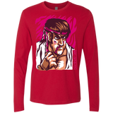 T-Shirts Red / S Never Give Up Men's Premium Long Sleeve