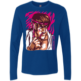 T-Shirts Royal / S Never Give Up Men's Premium Long Sleeve