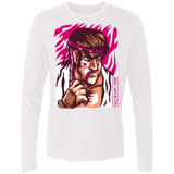 T-Shirts White / S Never Give Up Men's Premium Long Sleeve
